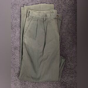 Haggar Men's Olive Chinos